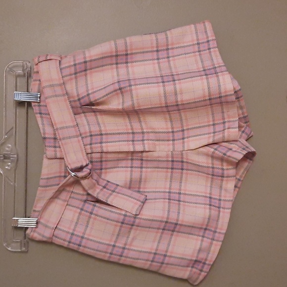 NWT Fanco pink plaid shorts - Picture 6 of 15